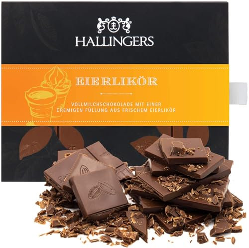 Hallingers Gute Besserung Green - Vollmilch Edel-Schokolade Pur - handmade, alkoholfrei (Box) - Geschenk im Sommer & als perfektes Grillgeschenk | Jahrestag Neues Zuhause Genesung
