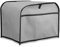 kwmobile Cover Compatible with 2 Slice Toaster - Plastic Case for Bread Toaster Machine- Light Grey