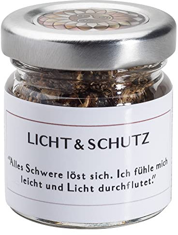 Glückwerkstatt | Räuchermischung | Licht & Schutz | Handmade by Annika | Räuchermischung | Premium-Qualität | 35 Gramm