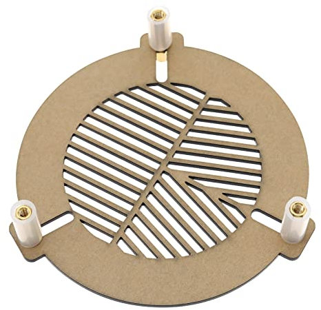 EMSea Masque de Mise au Point de Télescope Acrylique Léger de Masque de Bahtinov pour Diamètre Extérieur de Tube de 100mm à 140mm pour Dobsonians de Réfracteur Réflecteur