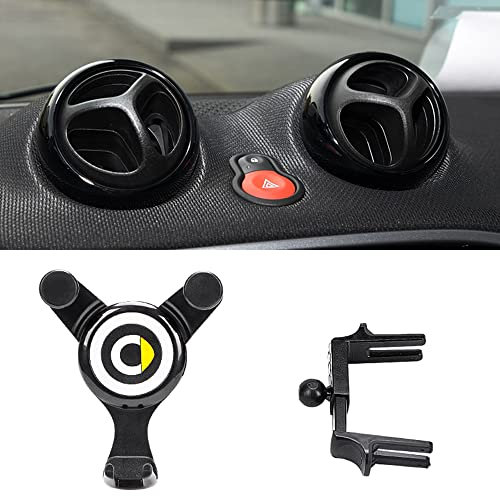 NICKAL Auto Porta Telefono Cellulare, per Smart 453 451 Fortwo Forfour Estensibile Bocchette Stabile e Robusto 360° Rotazione Braccio 2023, 453 Outlet