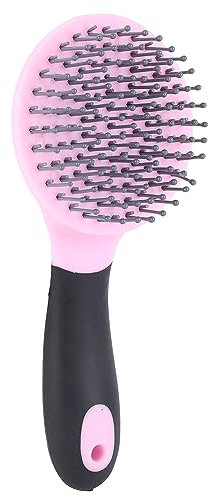 Spazzola Detangler per Criniera e Coda, Spazzola per la Pulizia della Pelle del Pelo di Cavallo a Setole Lunghe, Comoda, Resistente e Facile da Usare Pettine a Forcella per
