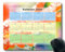 YENDOSTEEN 2024 Kalender Mauspad,Naturkautschuk Mauspad,Oberflächenhintergrund-Texturlicht 2024 Kalender Horizontale Version Natur Gaming Mauspad