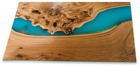 Funkenschutzplatte Glas Kaminofen Holz Braun 90 cm Kamin Platte Bodenplatte Glasplatte für Grill Unterlegplatte Glas für Feuerstelle