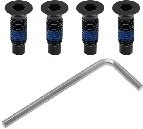 Lot de 4 vis de rechange avec clé à molette compatibles avec Xiaomi M365/Pro/Pro2/1s Compatible avec Ninebot Max G30 Scooter Vis à tête frontale