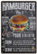 SUPERDANT Hamburger Blechschild Anleitung Zur Burgerherstellung Vintage Metallschild Fast Food Schild Küche Eisendekor Bar Restaurant Metallplakette Retro Wandkunst Poster Für Bar Küche