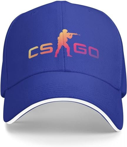 Baseballkappe Hip Hop Sonnenhut CSGO Fade V2.0 Baseballkappe Neu im Hut Männlich Golf Hut Männer Frauen Geburtstagsgeschenk für Männer Frauen