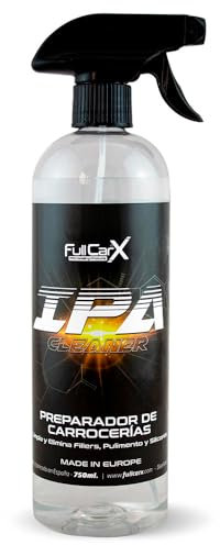 FULLCARX IPA 750ml Alcool Isopropylique 100% Préparateur de Carrosserie, Nettoyant Dégraissant, Élimine les Restes de Polissage Saleté Cires Adhésifs, Produit Nettoyage Detailing Professionnel