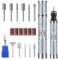 Bettinay 4 Speeds Nail Grinder for Thick Toenails Set, Electric Nail File for Various Nails and Shapes (18 Grinding Heads)