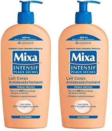 Mixa Intensif Peaux Sèches Lait corps antidessèchement (Lot de 2)