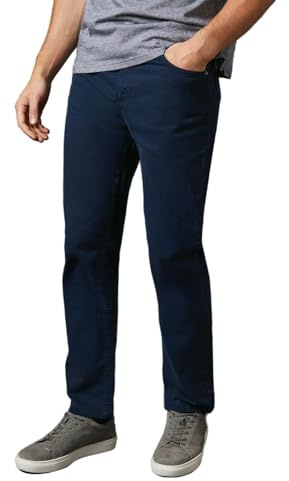 Maine Navy Stretch Twill Straight Leg Jeans