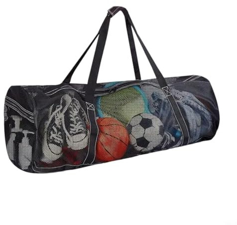 FUANA Netz-Tauchtasche, Seesack mit Reißverschlusstasche, Reisetasche, große Kapazität für Schnorchel-Abenteuer