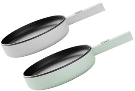 HAUTFENM 110V 220V Electric Frying Pan Household Mini Cooking Pot Electric Cooking Pot Portable