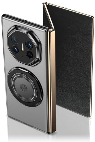 Custodia Magnetica Per Huawei Mate XT, Con Supporto Ad Anello, Protezione Per La Fotocamera, Sottile, Rigida, In PC, Con Supporto Magnetico, Antiurto.(Silver)