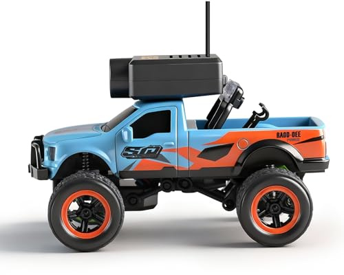 Domary Mini RC Car FPV Remote Control Vehicle HD Camera for VR Racing Kids Toys (Blue)