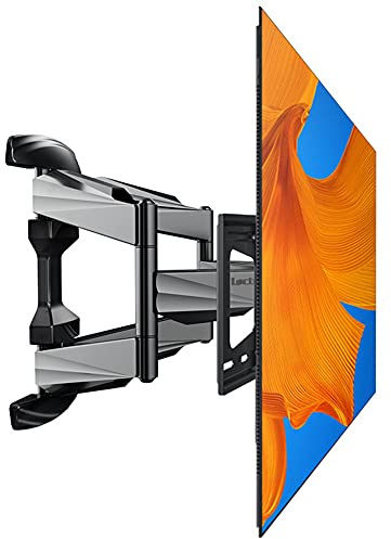 GZHENOZ Supporto da Parete per TV con Altezza Regolabile, Girevole, Estensione e inclinazione per la Maggior Parte dei televisori LED LCD OLED da 42-70 Pollici, VESA Massimo 400X