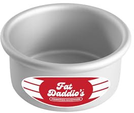 Fat Daddio's Anodized Aluminum Round Cake Pan, 4 x 2 Inch