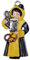 Zinnfigur Münchner Kindl mit Brezel
