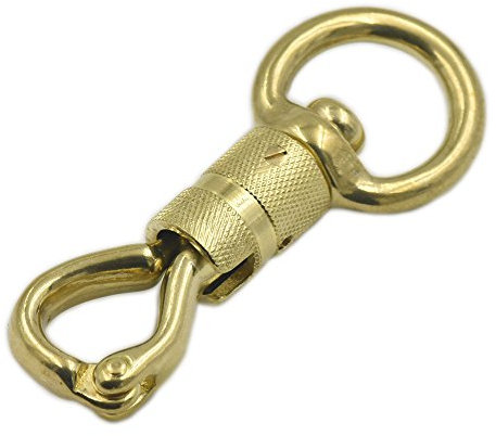 30 mm Scharnier Messing Panic Schraube Horsemanship Ersatz Twist Snap 4 Leine Seil