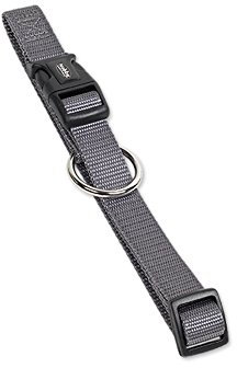 Nobby Halsband Classic, mausgrau L: 20-35 cm, B: 10 mm, 1 Stück