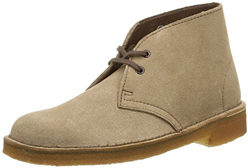 Clarks Originals Desert, Stivali Donna, Grigio (Wolf), 39 EU