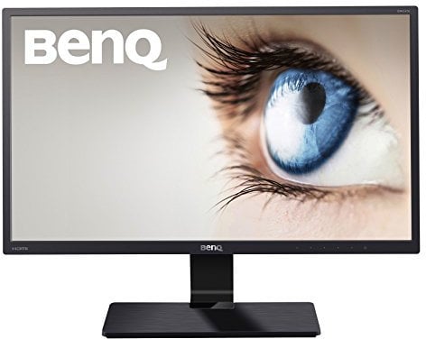 BenQ GW2470HM - Monitor para PC Desktop de 23.8 (1920 x 1080, con altavoces, VGA/DVI/HDMI, Low Blue Light, Flicker-free) color negro