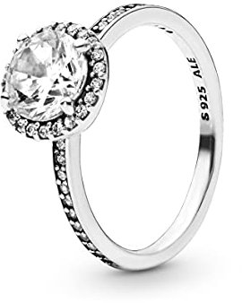 PANDORA Damen-Ringe 925 Sterlingsilber mit '- Ringgröße 52 (16.6) 196250CZ-52