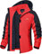TACVASEN Veste Imperméable Femme Vestes Automne Vestes Légère Blouson pour Dames D'Extérieur Loisirs Coupe-Vent Veste Ski Outdoor Vestes Voyage Randonnée Chasse Rouge