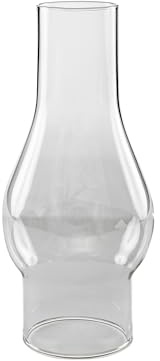 Light of Mine | 2 1/8 X 6 1/2 Oil Lamp Globe Replacement Lamp | Oil Lamp Chimney | Hurricane Lamp Glass Replacement | Clear Smooth Top Chimney
