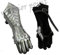 warriorpoint Mittelalterliche Nazgul Fantasy Gauntlets SCA Armor Gauntlets Handschuhe Eisen mit Exp Versand, silber, Medium