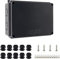 IP65 Waterproof Junction Box Large ABS Electrical Box Outdoor Cable Connector, External Electrical Junction Box, Black(150x110x70mm)