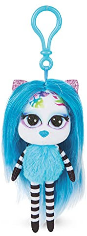 NICI Pixidoos Puppe NALI 14cm mit Karabiner – stylischer Puppenanhänger für Tasche, Rucksack, Schlüsselbund-Trendiger Plüschanhänger