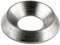 FASTON® Rosetten gedreht M5 Vollmaterial Edelstahl A1 VA (10 Stück) Rosette für Senkkopfschraube