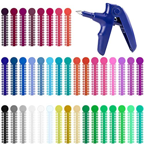 Sino Dental Group Ortodoncia Elásticos Ligaduras Gomas Ortodoncia Herramienta de pistola de ligadura Kits Poner Ligaduras Multicolor