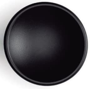Gedotec Möbelknopf Vollmetall | 1 Stück - Möbel Knöpfe Schwarz | D: 50 mm | DISC 0530 | Knopf Schwarz - Möbelknöpfe - modernes Design | Schrankknopf Schubladenknopf Küchengriffe Türgriffe