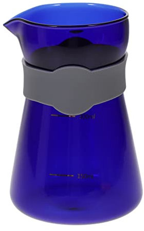 UPKOCH Glas Kaffeekanne mit Ausgussfunktion Robust und Rostfrei aus Glas und Tragbar für Küche Büro und Zuhause Formschön und Praktisch