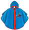 PERLETTI Marvel Spiderman Regencape Blau für Kinder - Spider Man Wasserdichte Regen Poncho mit Kapuze und Knöpfe - Regenmantel Venom mit Spinnennetz - Regenjacke Jungen 3 4 5 6 Jahre (Hellblau)