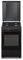 Cuisiniere gaz OCEANIC OCEACG50GB - 4 feux - L49,8 xP61 xH 86 cm - Noir
