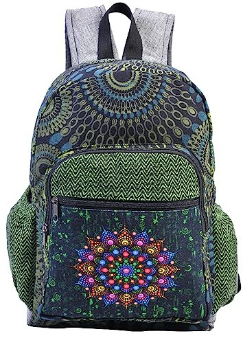 THE COLLECTION ROYAL Baumwolltasche Hippie Boho Bohemian Hippie Rucksack für Damen