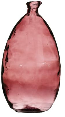 NATURAL LIVING VASE Lou 3,4L Rubi AUS RECYCELTEM Glas D17CM X H30CM