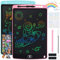 Damcyer 2 PCS Tableta de Escritura LCD 10 Pulgadas,Tablero de Dibujo Electrónico con Pantalla Colorida,Cuaderno Borrable con Pegatinas de Animales, para Niños y Niñas de 3 4 5 6 Años,Azul + Rosa