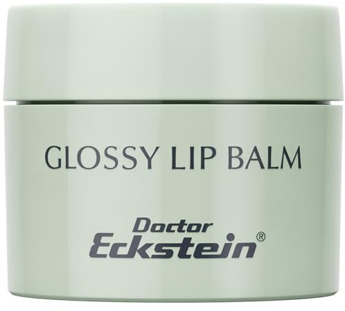 Doctor Eckstein | Glossy Lip Balm | Reichhaltige Lippenpflege | Für trockene und spröde Lippen| Mit zartem Glossy-Effekt | Dezenter Vanilleduft | 4,8 g