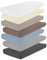 Dormisette Flanell Bettlaken zum Auflegen 160x260 cm Bleu 190g/qm 100% Baumwolle
