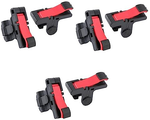 Uonlytech 3 Stücke Gaming Trigger Handy-spiel Huhn- Artefakt Spiel Controller Assist Tools Schwarz Rot