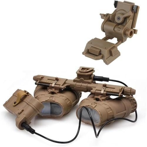 Keine Funktion NVG Modell Kit Taktische Airsoft Dummy GPNVG18 Schutzbrille L4g24 Helm Halterung Set Cosplay(DE)