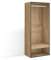 Skraut Home | Offener Kleiderschrank | Kleidung, Schuhe | 60x145x35 cm | Für Schlafzimmer, Zimmer | Garderobenschrank | Moderner Stil | Eiche