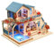 Gonetre DIY-Puppenhaus aus Holz Kinder Dollhouse, Wichtel Haus Miniatur Haus Handgefertigtes Haus für und Mädchen über 3 Jahre alt, Zwergenhaus Puppenhaus Zubehör