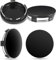 MBBROS 4 Stück Car Radnabenkappen für VW Hatchback Arteon/Beetle/Fox/GOL/Golf VII/ID.3 /Lupo(6X), Universal 60mm 68mm Radnabendeckel Nabendeckel Nabenkappen Auto Zubehör,A Black-68mm