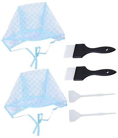 Vaguelly 6stücke Haarfärbekappe Mit Haarfärbeset Haarfärbepinsel Und Haarfärbehaken Für Haartönungspinsel Praktisch Für Hause Und Salongebrauch