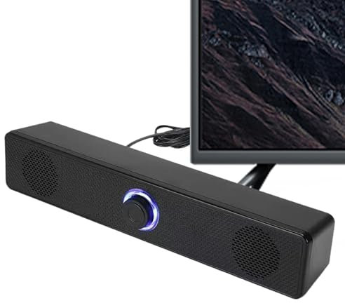 Sound Bars for Tv - Home Audio Speaker | Volume Boost Wireless Deep Bass Sound System for Tv Desktop Laptop Projector Computer Game
